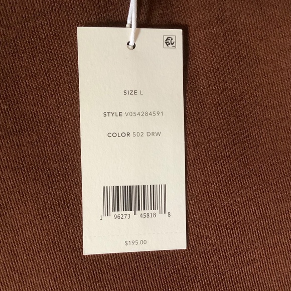 Vince 100% Wool Crew Neck Sweater Brown SZ L - Picture 9 of 15